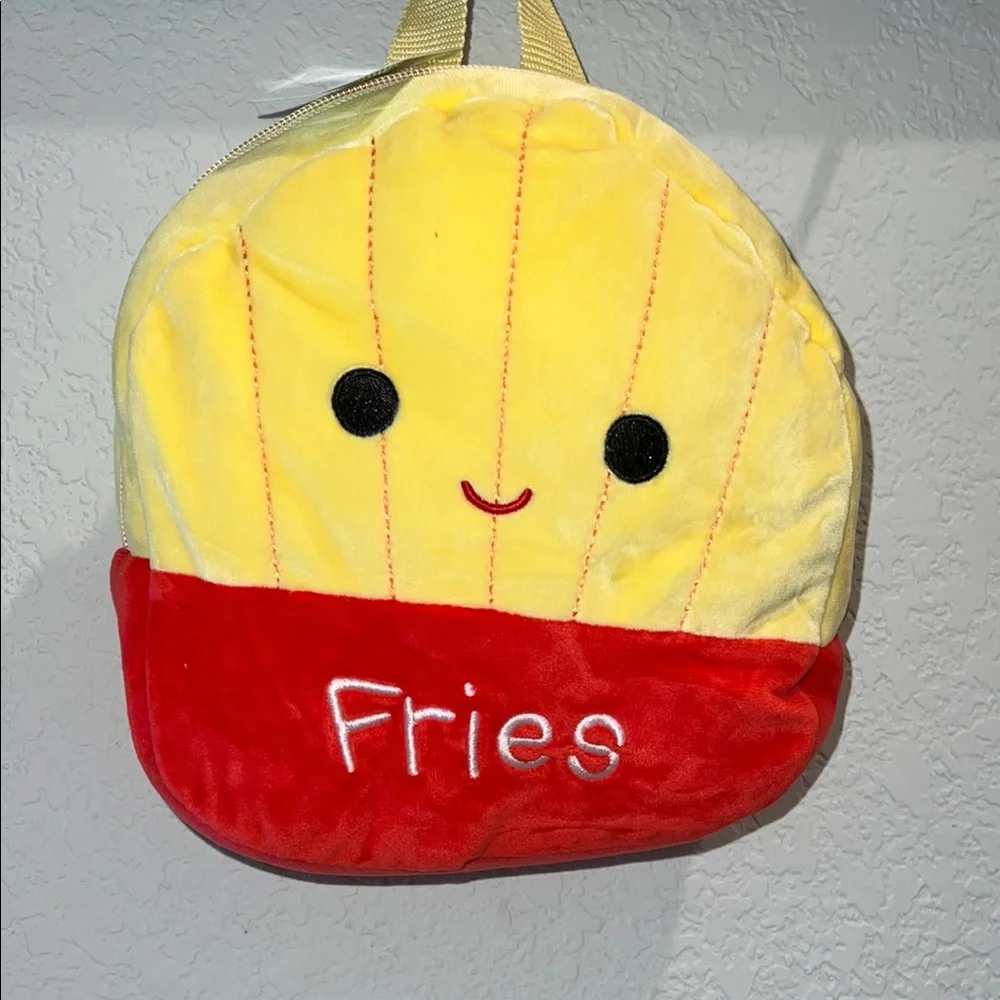 Squishmallows NWT Floyd the French Fries Plush Bag